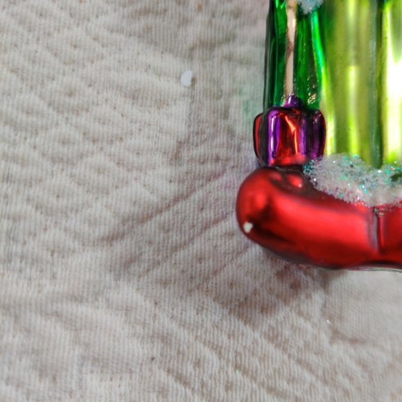 Dr Seuss How The Grinch Stole Christmas Treasures Ornament Rare 2004 Glass Boxed - Picture 7 of 10